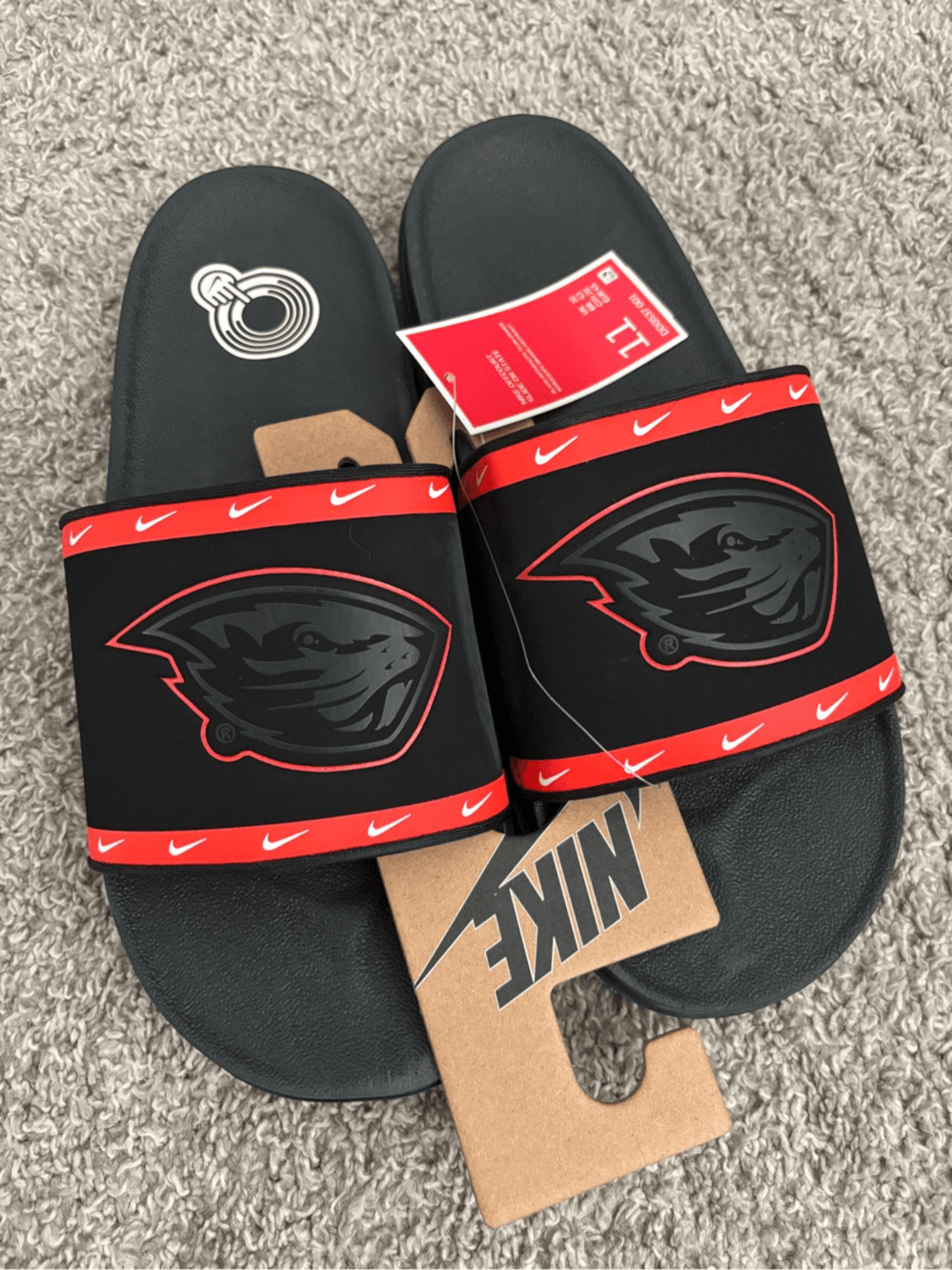 Nike Men’s Offcourt Slides Oregon State Beavers Size 11